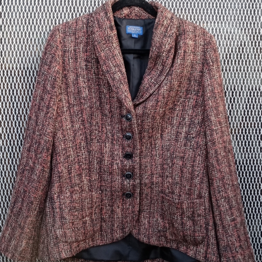 Pendleton Tweed Blazer Size 10